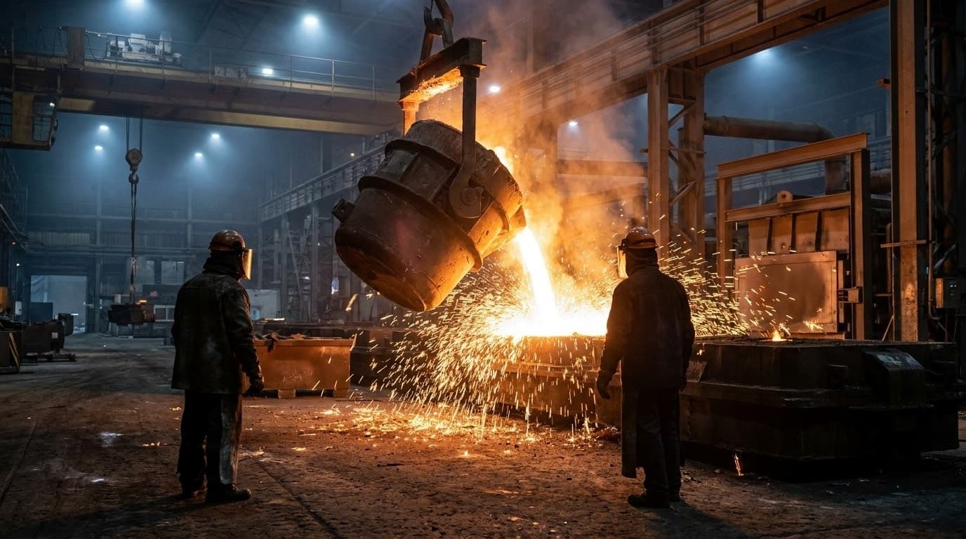 Foundry and steel casting operations
