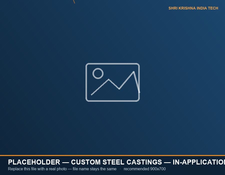 Custom Steel Castings application